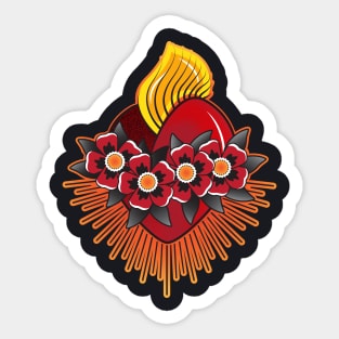 Heart Explosive Sticker